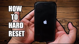 HOW TO Hard RESET IPHONE X  XR [upl. by Nalad]