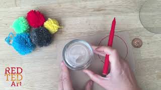 How to make a pom pom 4 clever ways [upl. by Anailuj79]