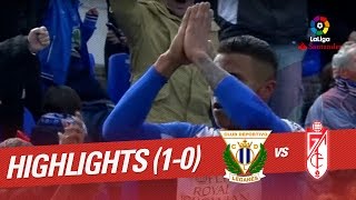 Resumen de CD Leganés vs Granada CF 10 [upl. by Nahtanhoj290]