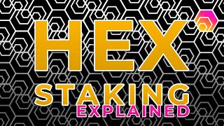 HEX Staking Basics [upl. by Anivol]