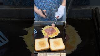 Bacon Egg amp Cheese Toast  Korean Street Food shorts [upl. by Inar]