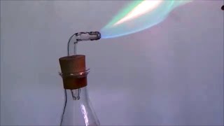 Chemistry experiment 57  Green borate flame [upl. by Bish]