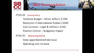 SBCC Finance and Audit Subcommittee 8292024 [upl. by Parnell]