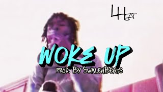 L Heat HeazyGuerrero  Woke Up prod SwalehBeats Lyric Video [upl. by Ahsenod]