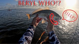 I fished for 3 days before Hurricane Beryl hit IT WAS TOUGH [upl. by Nanreit]