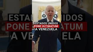 Estados Unidos pone ultimatum a Venezuela tras las elecciones [upl. by Williams]