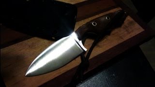 Reprofile and Regrind a custom Knife [upl. by Nylhsoj]