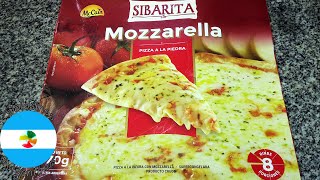 Sibarita Pizza a la Piedra de Mozzarella Supercongelada 470g  McCain  Muzzarella [upl. by Ymmac]