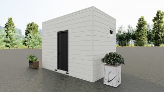 Flat Pack Container House——standard room [upl. by Saraann]