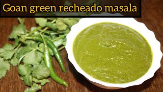 Goan Green recheado masala Goan green masala  Goan green versatile masala [upl. by Gassman]