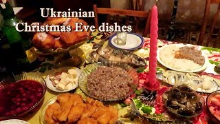 Ukrainian Christmas Eve dishes [upl. by Braeunig]