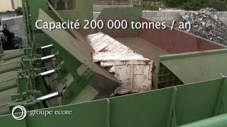 Cisaille 1700 tonnes  Recyclage Ferraille [upl. by Sofer476]