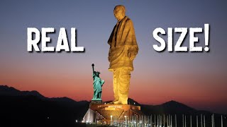 Tallest Statue in the World Unveiled  Statue of Unity [upl. by Trula903]