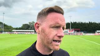 INTERVIEW Brackley Town Manager Gavin Cowan on Shrewsbury Town Friendly [upl. by Selwin]