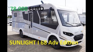 Luxe nieuwe Integraal Camper Sunlight I 68 Adventure edition voor een familie tot 4 personen [upl. by Babette]