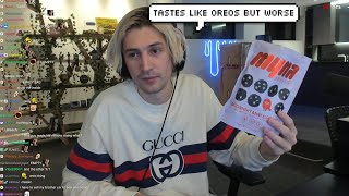 xQc Tries Pokimanes Cookie For The First Time [upl. by Eolcin619]