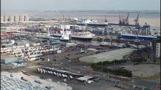 Immingham Docks England By Drone 2023 [upl. by Howund]