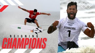 Mens Surfing Italo Ferreira 🇧🇷 🏆  Reigning Champions [upl. by Arnuad764]