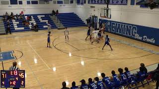 Ewing High School vs Hightstown High School Boys Freshman Basketball [upl. by Nicolai]