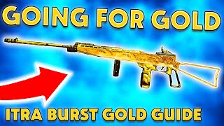 FASTEST WAY TO GET ITRA BURST GOLD  GOLD CAMO GUIDE – COD VANGUARD [upl. by Lyrred]