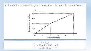 GCSE Physics Motion Graph Solutions [upl. by Llessur728]