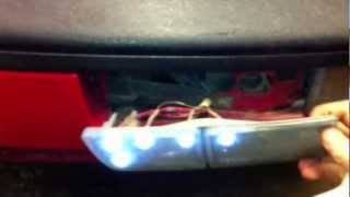 VW Golf MK3 front reflector removal with Bojo tool and Custom LED DRL Clever Products UK [upl. by Boiney]