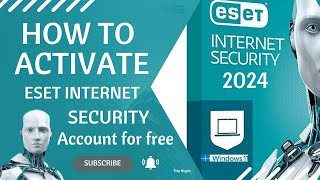 How to Activate eset internet security  Enable Smart Antivirus protection 2024  Antivirus software [upl. by Lizabeth671]