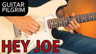 How to Play HEY JOE SOLO JIMI HENDRIX [upl. by Nyladnar711]