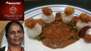 Master chef Tamil recipe  kataifi prawns palsuvai saaru  made by Dr Nithya  recreated recipe [upl. by Jacklin]