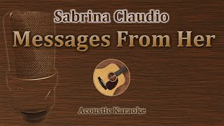 Messages From Her  Sabrina Claudio Acoustic Karaoke [upl. by Linskey]