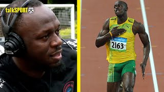 Usain Bolt CLAIMS He Has NOT Seen ANYONE With The Talent To BEAT His 100m World Record 👀🏃‍♂️ [upl. by Crowell647]