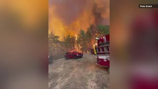 Wildfire in Jasper County has burned an estimated 2K acres residents evacuated [upl. by Atekin]