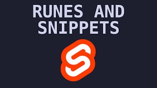 Svelte 4 vs Svelte 5 – Runes and Snippets 👀 [upl. by Trant900]