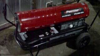 Review  Protemp 175000BTU Kerosene Heater [upl. by Annohsak]