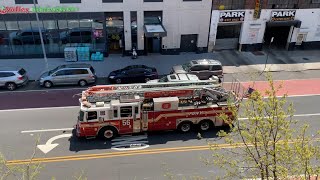 FDNY Engine 48 amp Ladder 56 Hauling down Webster Avenue [upl. by Zoller]