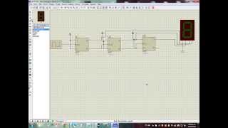 Tutorial Proteus 7 Contadores Asincronos [upl. by Rramal480]