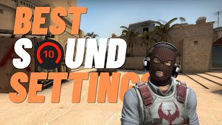 THE BEST SOUND SETTINGS IN 2021 CSGO [upl. by Jennine]