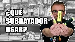 ¿CUÁL ES EL MEJOR SUBRAYADOR [upl. by Arikaahs683]