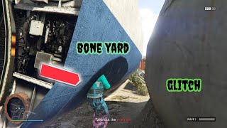 GTA 5 Online Boneyard Survival Glitch [upl. by Bogoch]