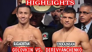 Gennady Golovkin Vs Sergiy Derevyanchenko  Close Fight [upl. by Hepsibah]