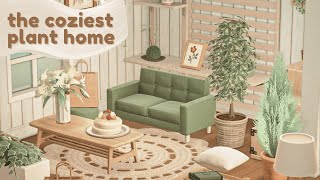 Building the COZIEST plant home  ACNH Speed Build  Animal Crossing New Horizons [upl. by Ran]