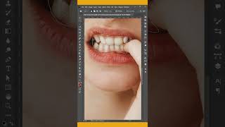 تابعونا للمزيد  كيفية معالجة اصفرار الاسنان في برنامج الفوتوشوب hdesignadv shorts photoshop [upl. by Appilihp]
