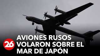 Crece la tensión aviones rusos volaron sobre el mar de Japón [upl. by Oilime]