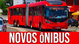 Novos Ônibus de CuritibaPR 20192020 [upl. by Retluoc]