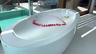 Kandolhu Maldives Overwater Pool Villa Room Tour [upl. by Lehmann]