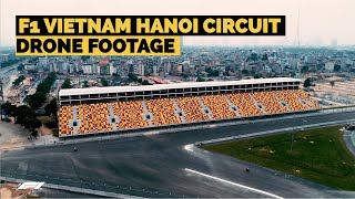 Drone Footage of Vietnams New F1 Hanoi Circuit  Crashnet [upl. by Caldwell]