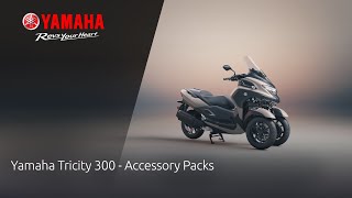 Yamaha Tricity 300 Accessory Packs [upl. by Genisia457]