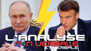 Analyse non verbale Emmanuel MACRON  Intervention en Ukraine [upl. by Hugon]