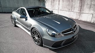 can you do a burnout in a AMG SL65 Black Series  The Supercar Diaries [upl. by Asirram275]