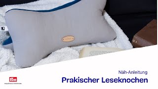 Praktischen Leseknochen nähen mit DIYeule  NähAnleitung mit Schnittmuster [upl. by Enuj]